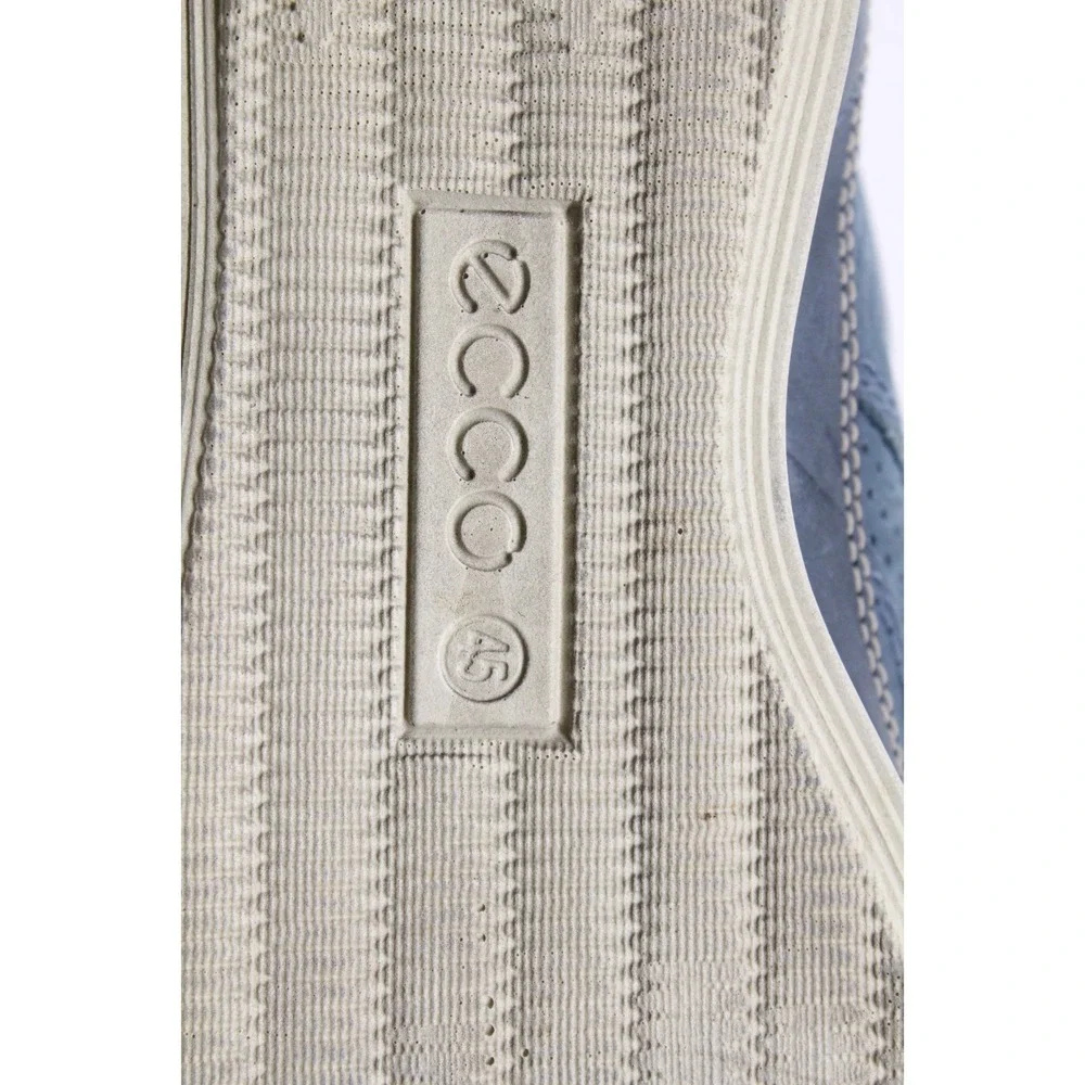 Ecco‎ Mens Size 45 EU 11-11.5 US Collin Nautical Perforated Blue Fashion Sneaker